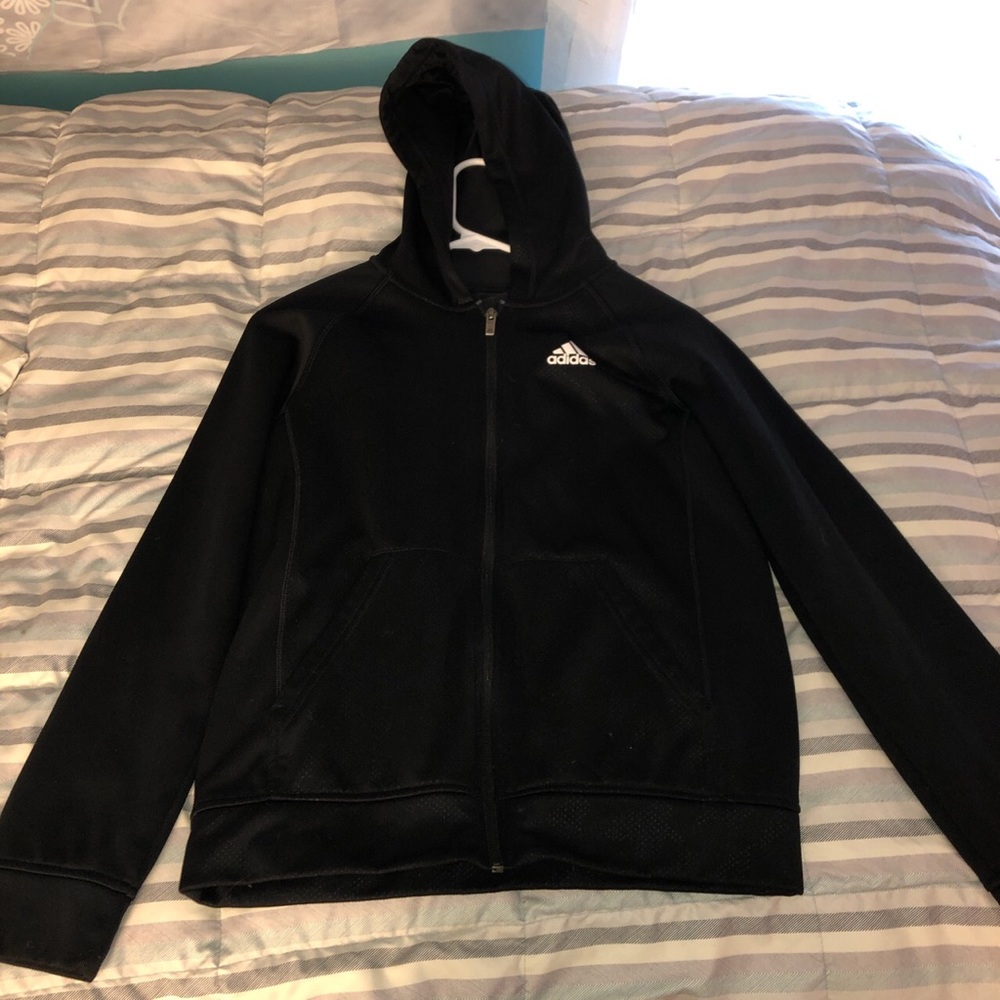 Black Adidas Zip up